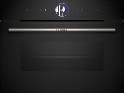 [CSG7361B1] Bosch CSG7361B1 45 cm A+ Combi Stoomoven SoftMove Zwart
