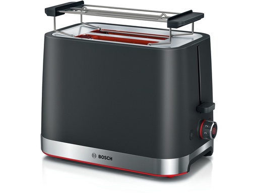 [TAT4M223] Bosch TAT4M223 dubbele compacte broodrooster Zwart
