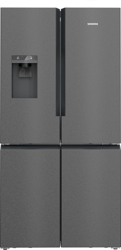 [KF96DAXEA] Siemens KF96DAXEA Side by Side Zwart staal -kraan nodig-