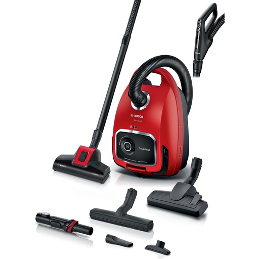 [BGL6PET3] Bosch BGL6PET3 ProAnimal Stofzuiger met zak Rood