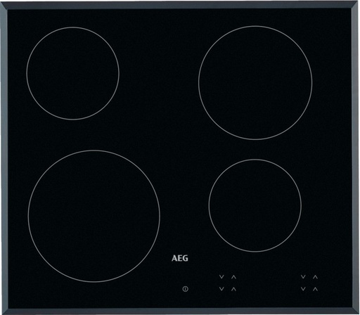 [HK624000FB] AEG HK624000FB 4 zones 60 cm vitrokeramische kookplaat