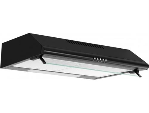 [GHC625BK] Glem 60 cm Zwarte dampkap metalen filters inclusief recirculatie