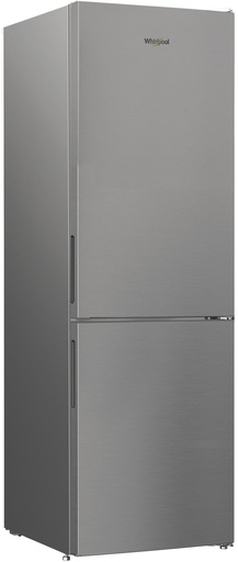 [WHKS1361XP4E] Whirlpool WHKS1361XP4E 185cm 223/120L Koelvries Combi Zilver